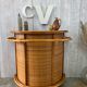 Vintage rattan bar