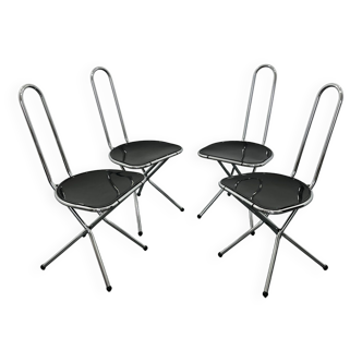 Chairs by Niels Gammelgaard for Ikea, Sweden, 1980s, Set of 4