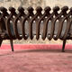 Cast iron chimney grille