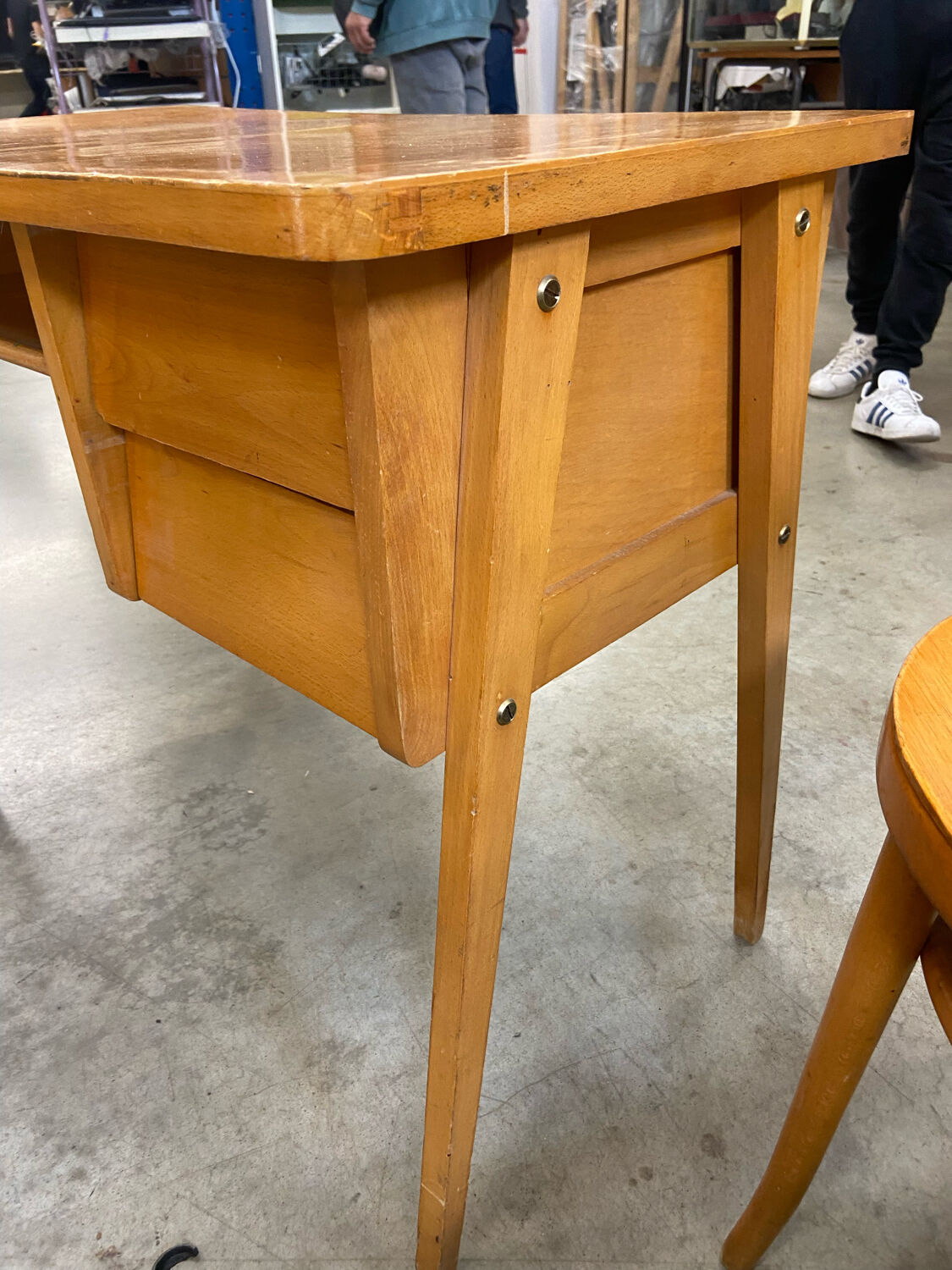 Desk feet compass 50s