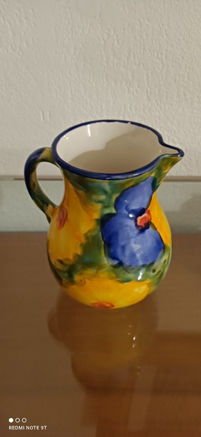 Ceramic water pitcher