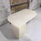Table basse oeil en travertin 77X127 cm