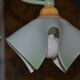 Opaline flower lustre Italy