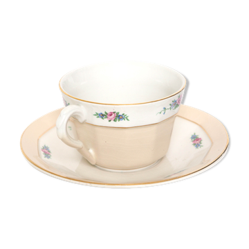 Tasse faïence St Amand