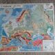 Vintage school map mdi: Africa-Europe physical.