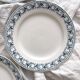 3 flat ironstone plates “Jenny” Saint Amand