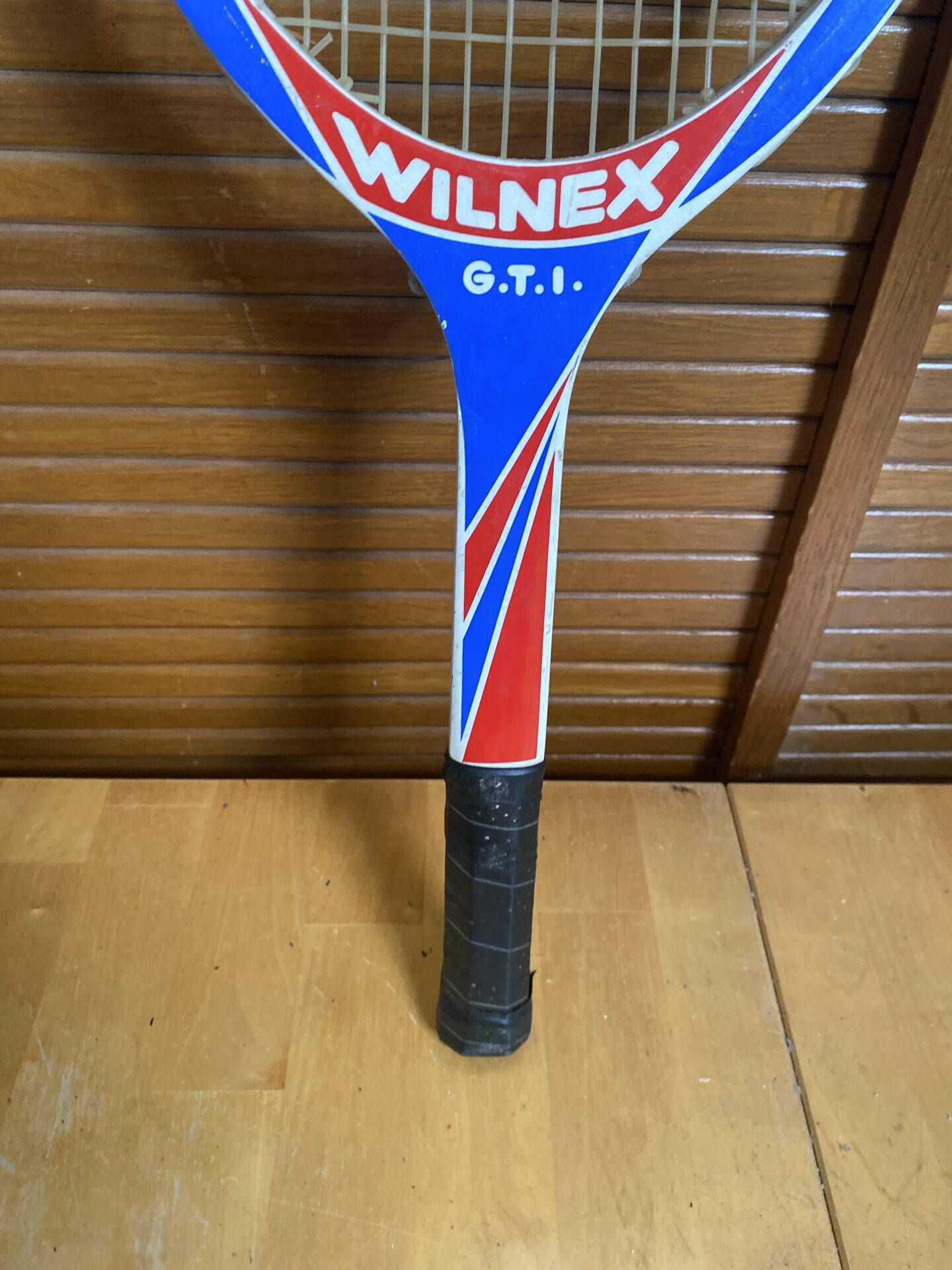 Vintage wilnex gti tennis racket wooden sports