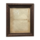 Wooden frame and glass