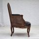 1930s, Danish armchair, furniture leather, ash wood, furniture mesh.