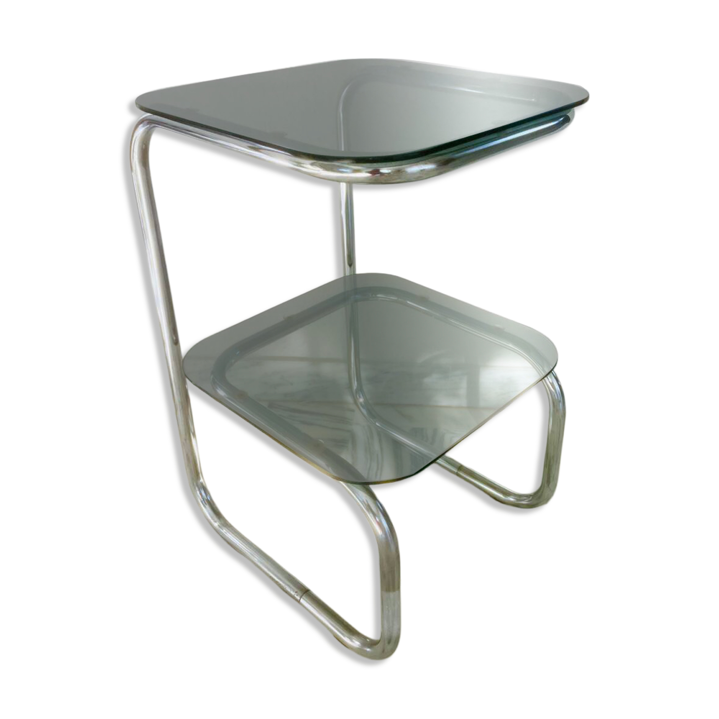 Side table, end table "Space Age" circa 1970 Roche Bobois