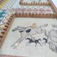 Goose game 60s/70s, little horses, lady