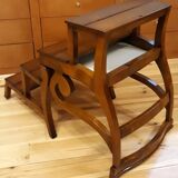 Notarial chair, luxurious library