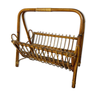 Door rattan magazine holder