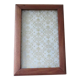 Old wooden wall photo frame