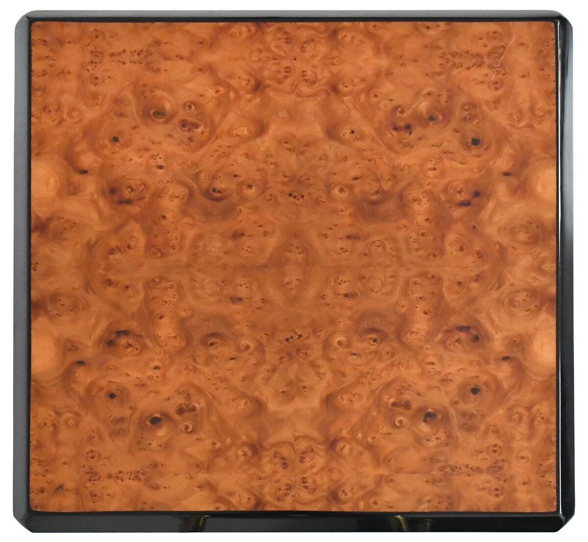 Vintage coffee table in elm burl