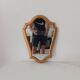 Vintage baroque mirror in gilded wood