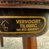 Set of 14 brutalist Scandinavian chairs