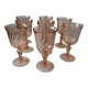Set of 8 Rosaline Luminarc water glasses