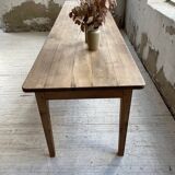 XL farmhouse table in beech and pine 3m