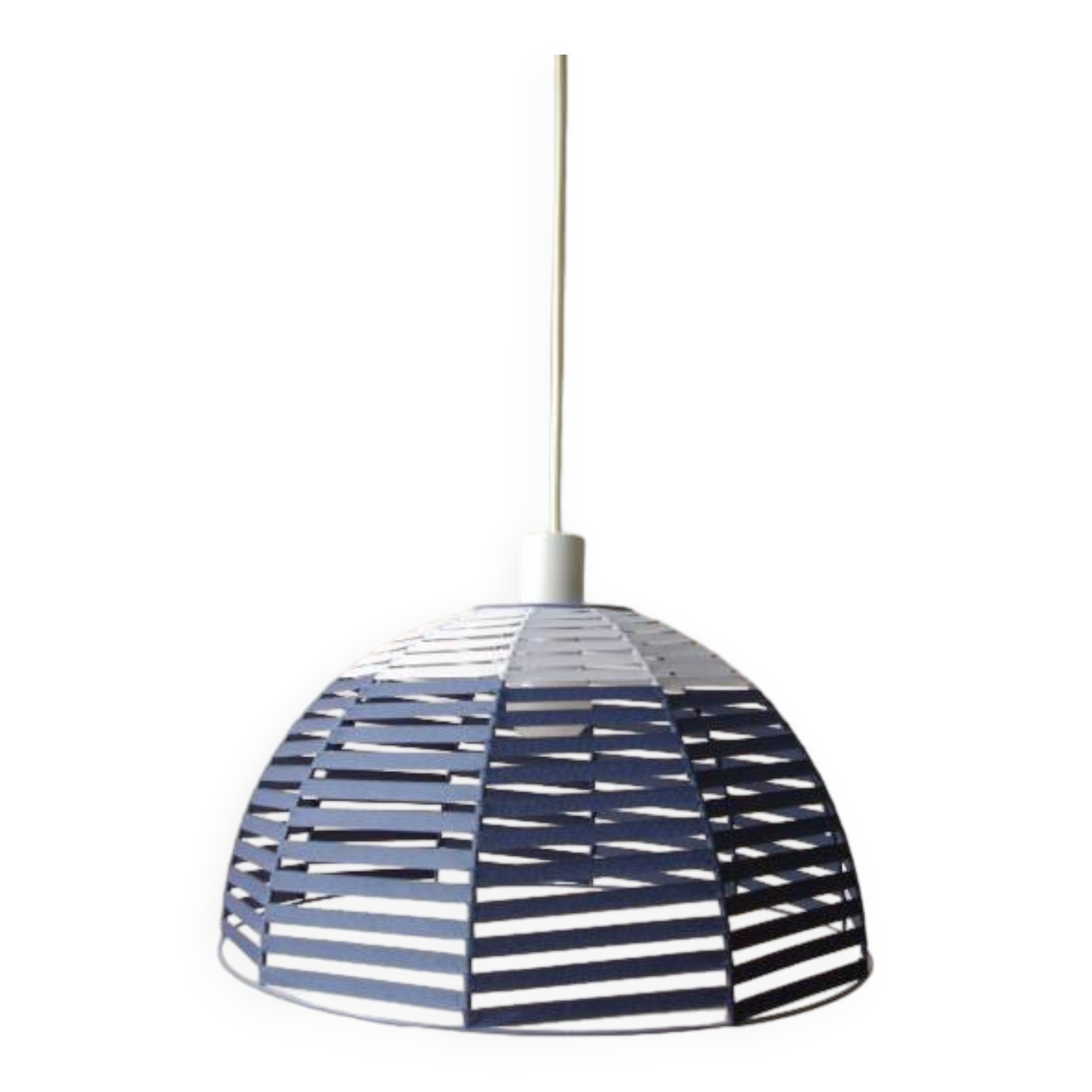 Suspension dôme tissée sur structure en métal / D 45cm