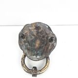 Bronze lion door knocker