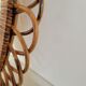 Oval rattan mirror 51 x 40 cm