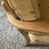 Guillerme et Chambron, Fauteuil en chêne José, Edition Votre Maison 1960