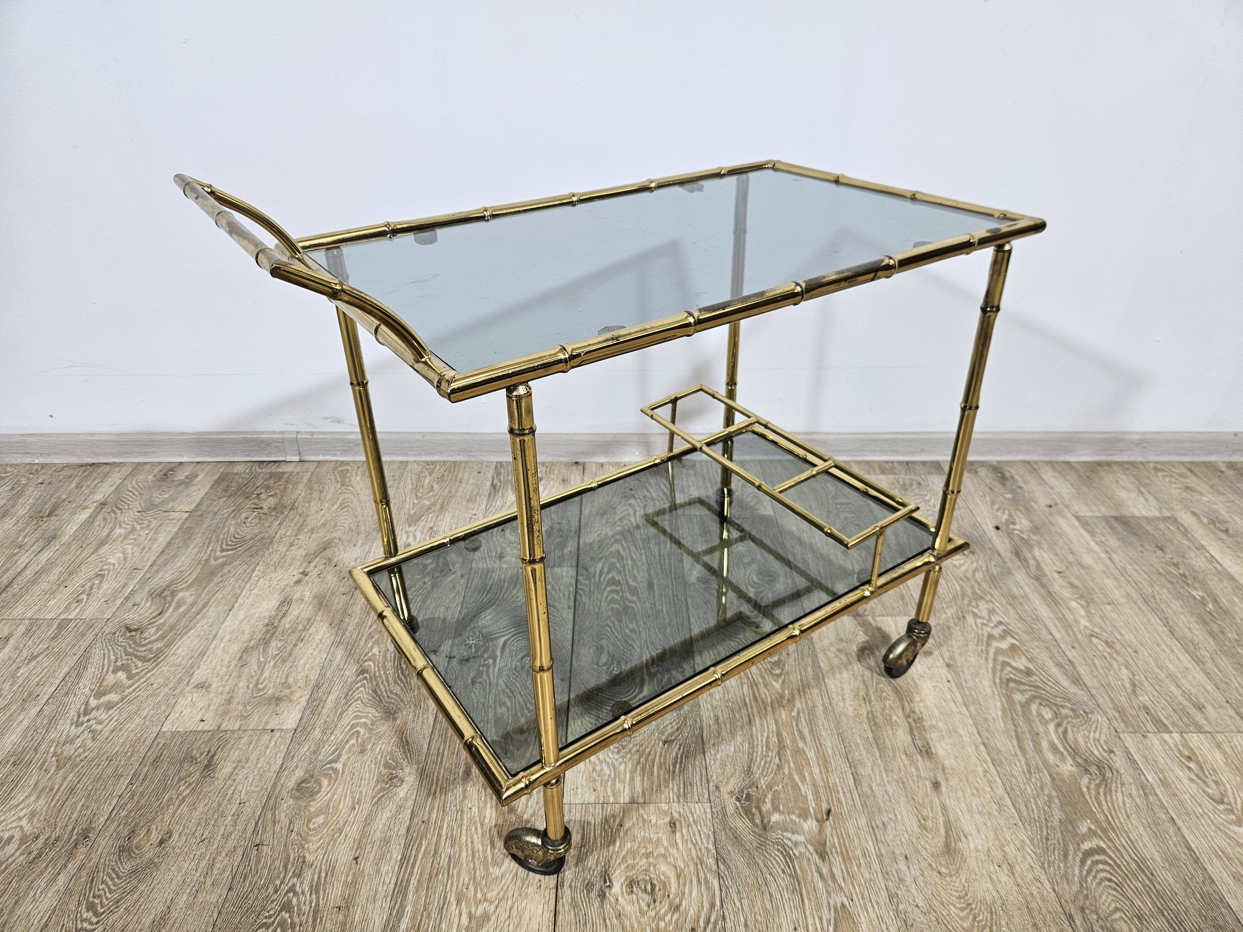 Exclusive bar cart, France, 1970s.