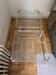 2 pieces of plexiglass, brass, and glass sofa from around 1970.