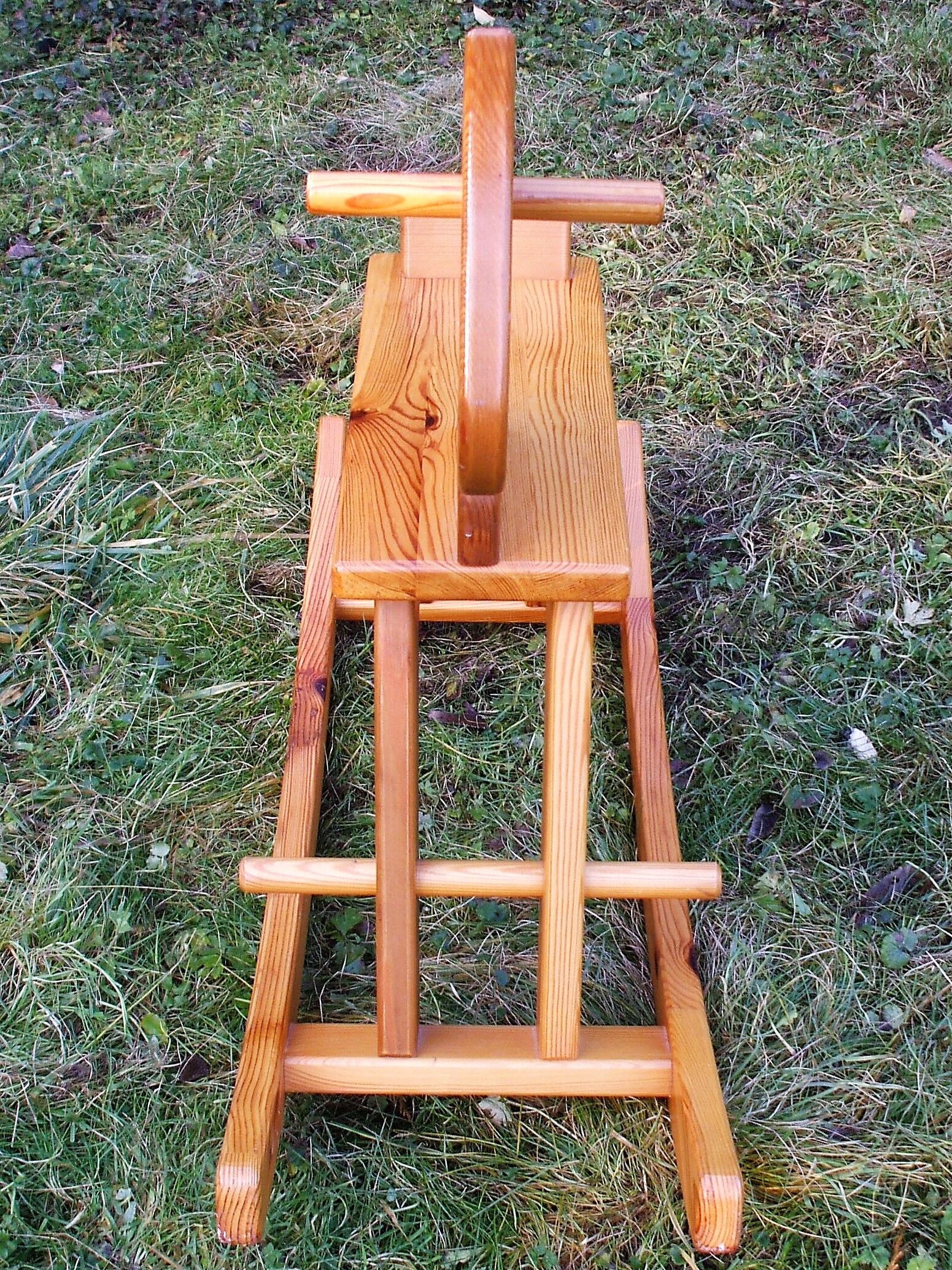 Pine rocking horse