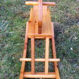 Pine rocking horse