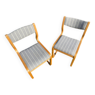 Lot de 2 chaises vintage Magnus Olesen, 1970