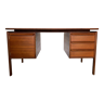 Mid-century teak freestanding desk from gv mobler, 1970s