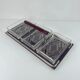 Vintage wooden and glass appetizer tray, 1960s/70s