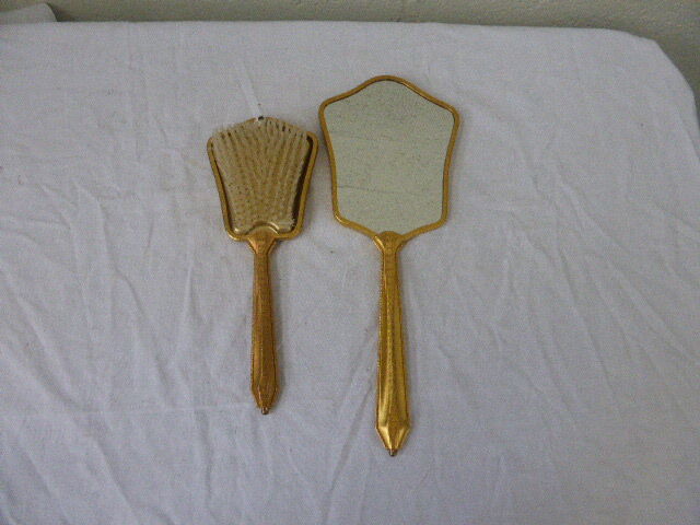 Mirror gold metal of the 1960s