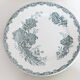 Set of 4 flat plates Terre de Fer, Saint Amand, Daisy