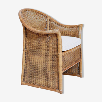 Wicker chair, 1970s