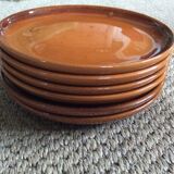 Series of 6 dessert plates