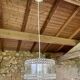 Vintage plexiglass pendant light, circa 1970s