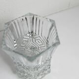 Exagon space age vase 1960 molded glass