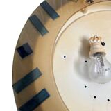 Wall/ceiling light in colored glass