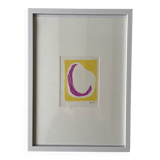 Abstract pastel painting