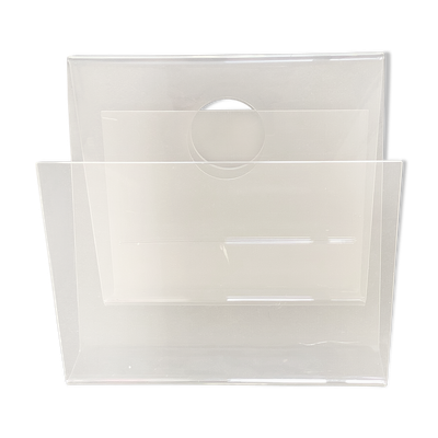Porte-revues vintage en plexiglas Altuglas lucite