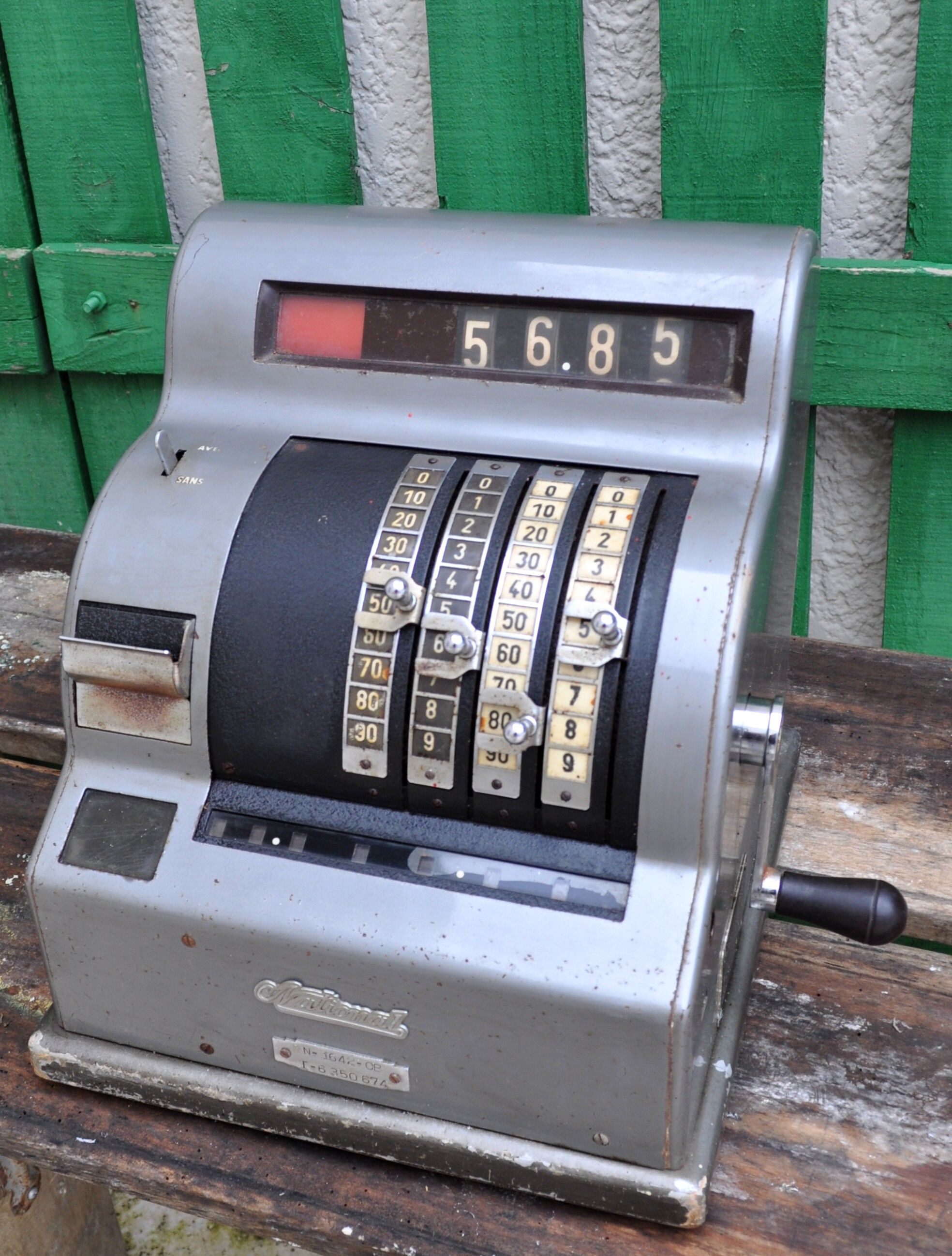 Vintage cash register "national"