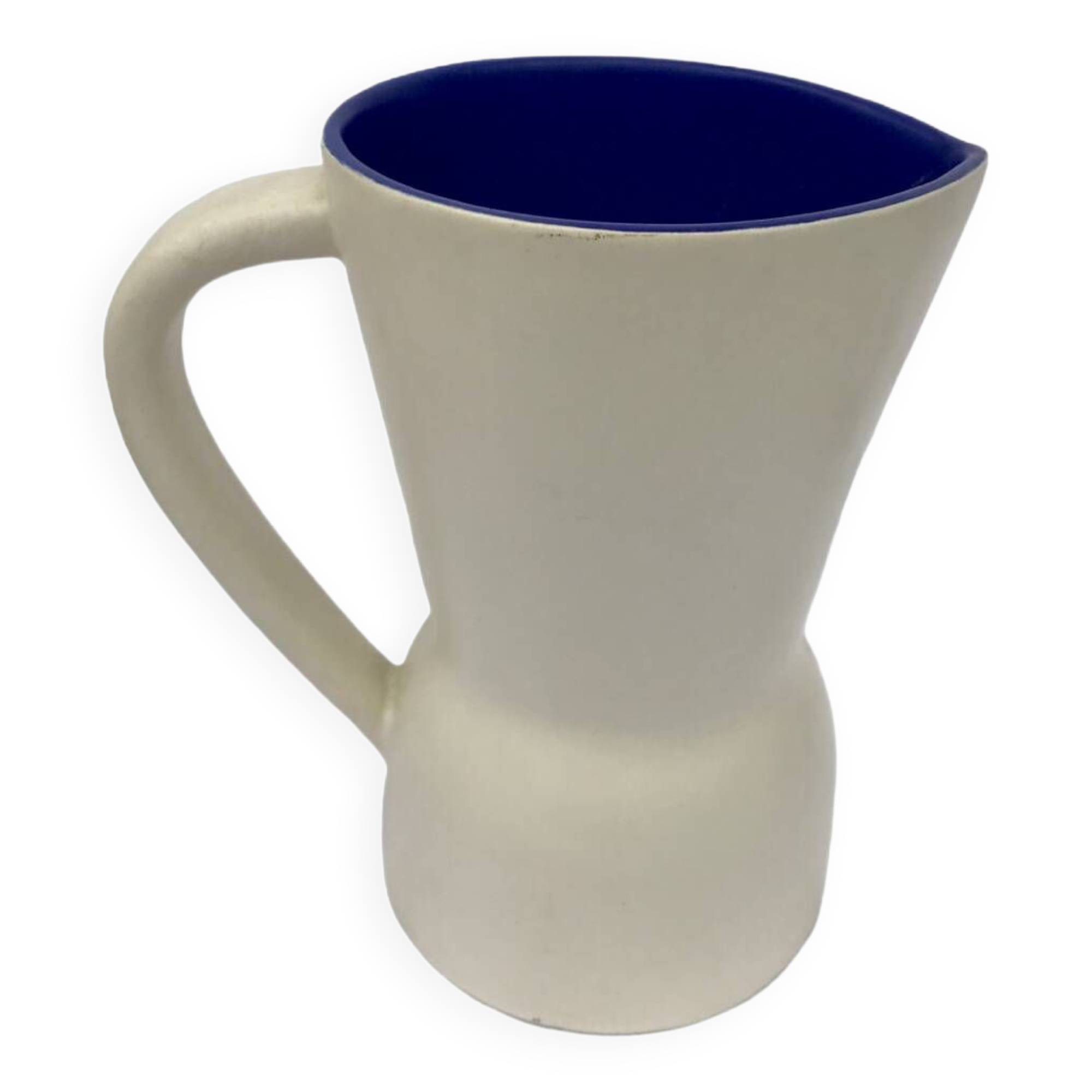 Saint-Clément blue white pitcher