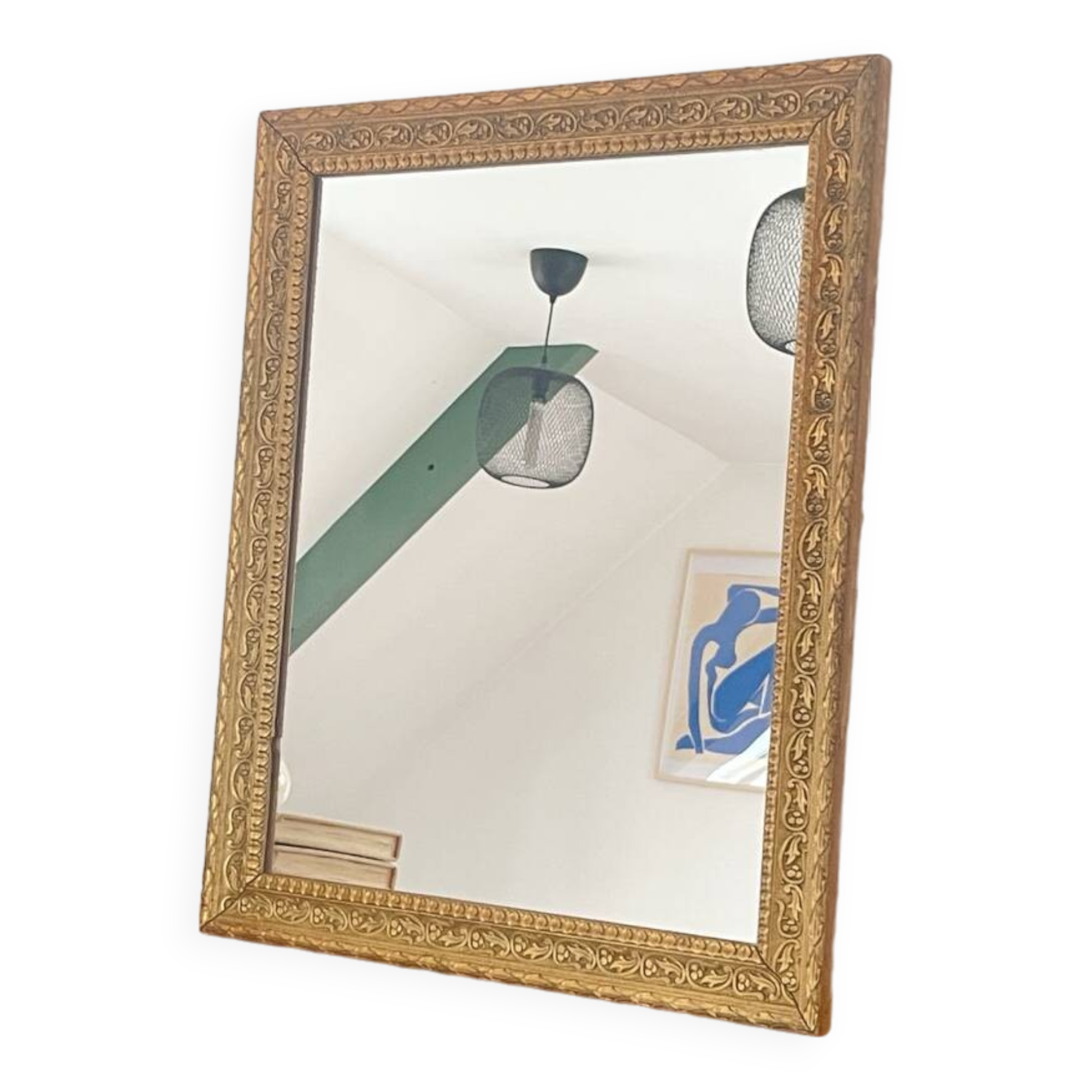 Vintage golden mirror