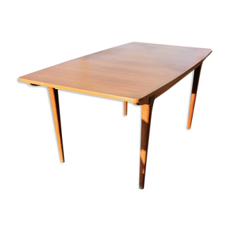 Scandinavian table shaped teak barrel opening around 1960