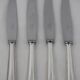 Christofle America, Art Deco, 4 silver-plated table knives, excellent condition.