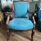 Consulate armchair in mahogany