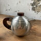 Art Deco pewter teapot set René Delavan